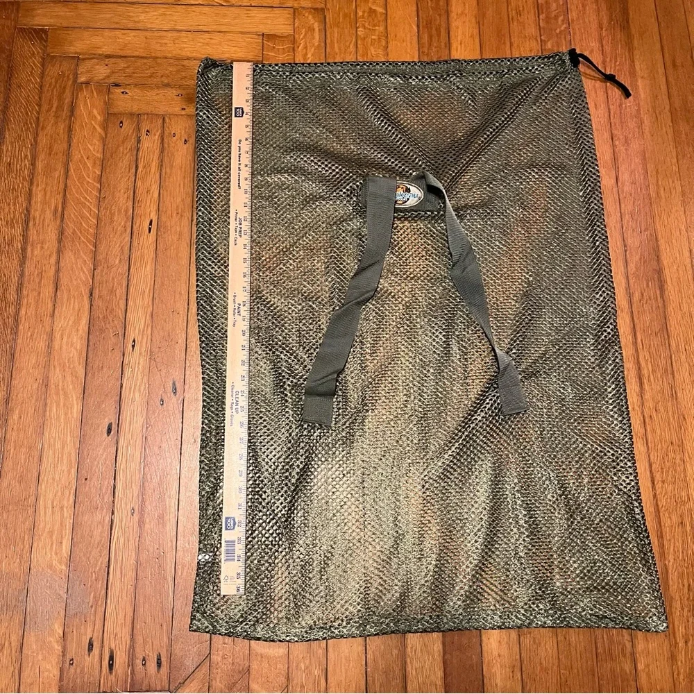 Flambeau Outdoors Mesh Decoy Bag Drab Green Straps Drawstring Duck Hunting NWOT - Picture 6 of 7